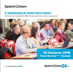 X Seminarium Spektrochemu - 15 listopada 2018